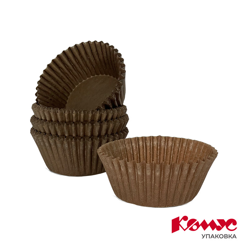 Форма бумажная капсула тарталетка d75 h25 кор. (40г/м2) (4000 шт/кор)